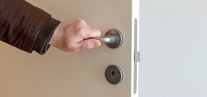 Restroom Locks Privacy Bolt Installation in Woodstock, Illinois