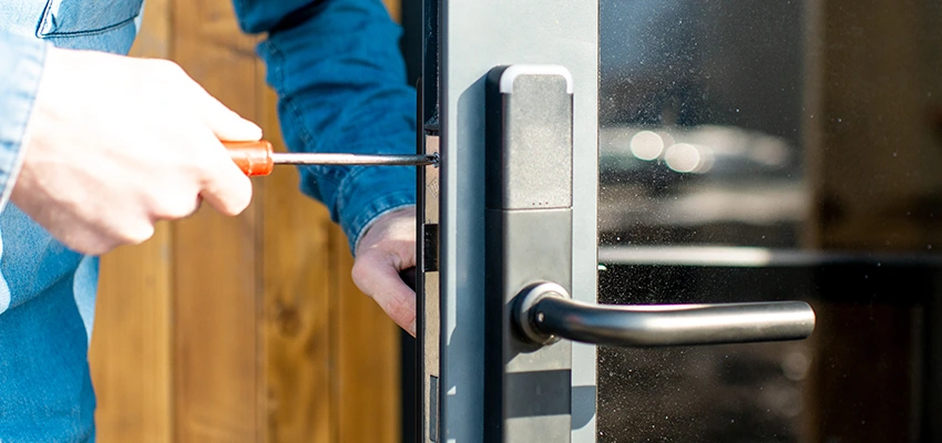 Aluminium Door Lock Replacement in Woodstock, Illinois